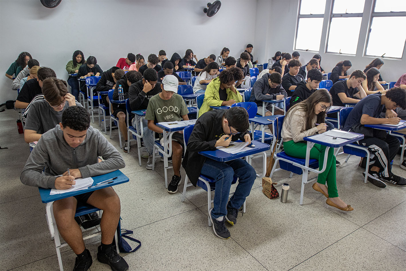 Prova de seleção para o CAp reúne 2010 estudantes na Cidade Universitária