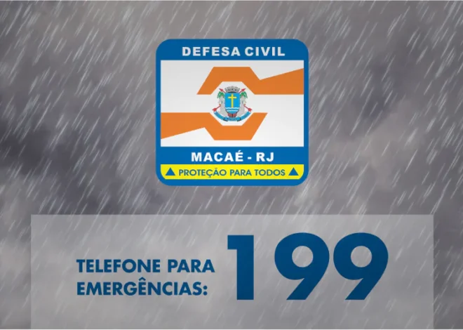 Defesa Civil de Macaé emite alerta de ressaca