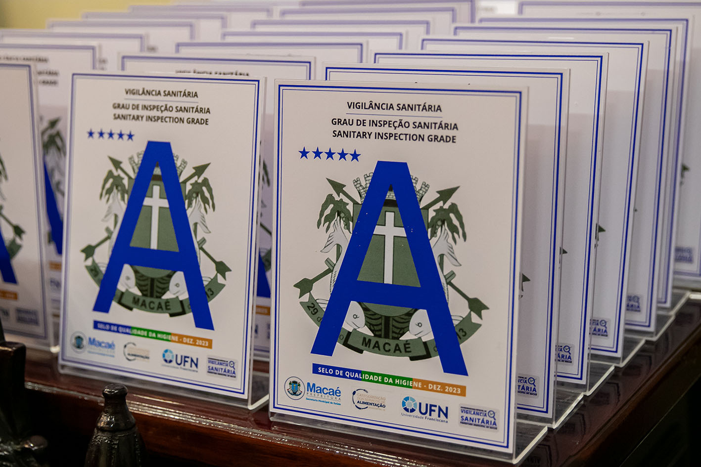 Coordenadoria Especial de Vigilância Sanitária entrega Selos de Qualidade ABC