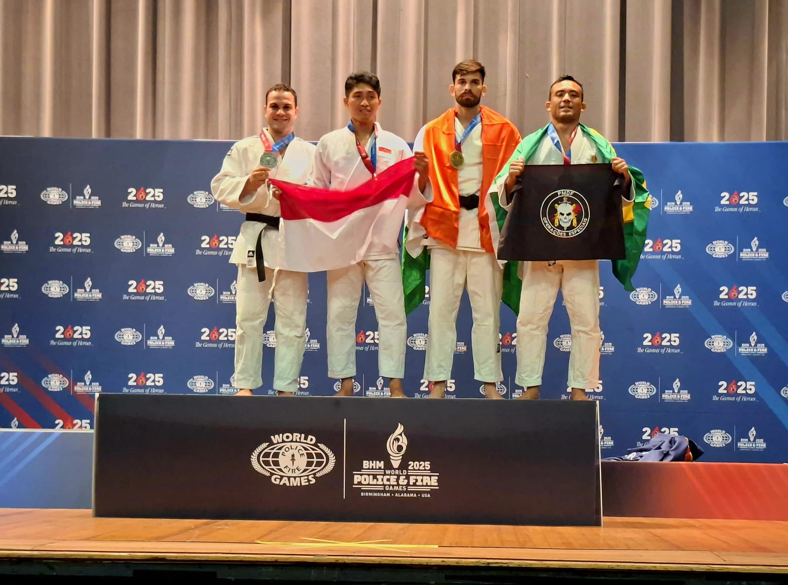 Atleta do judô macaense volta dos EUA como vice-campeão do World Police and Fire Games  