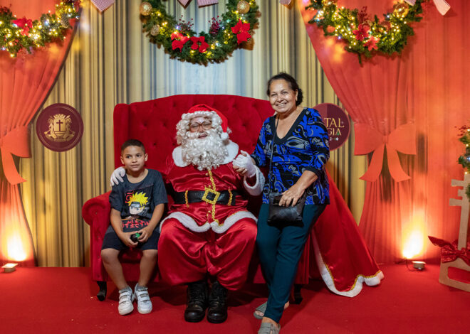 Casinha Itinerante do Papai Noel leva encanto natalino a bairros e distritos de Macaé
