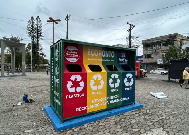 Ecopontos fortalecem a coleta seletiva e ampliam a reciclagem em Macaé