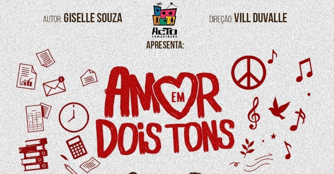 Espetáculo gratuito “Amor em Dois Tons” será apresentado em Macaé com sessões na Rinha das Artes