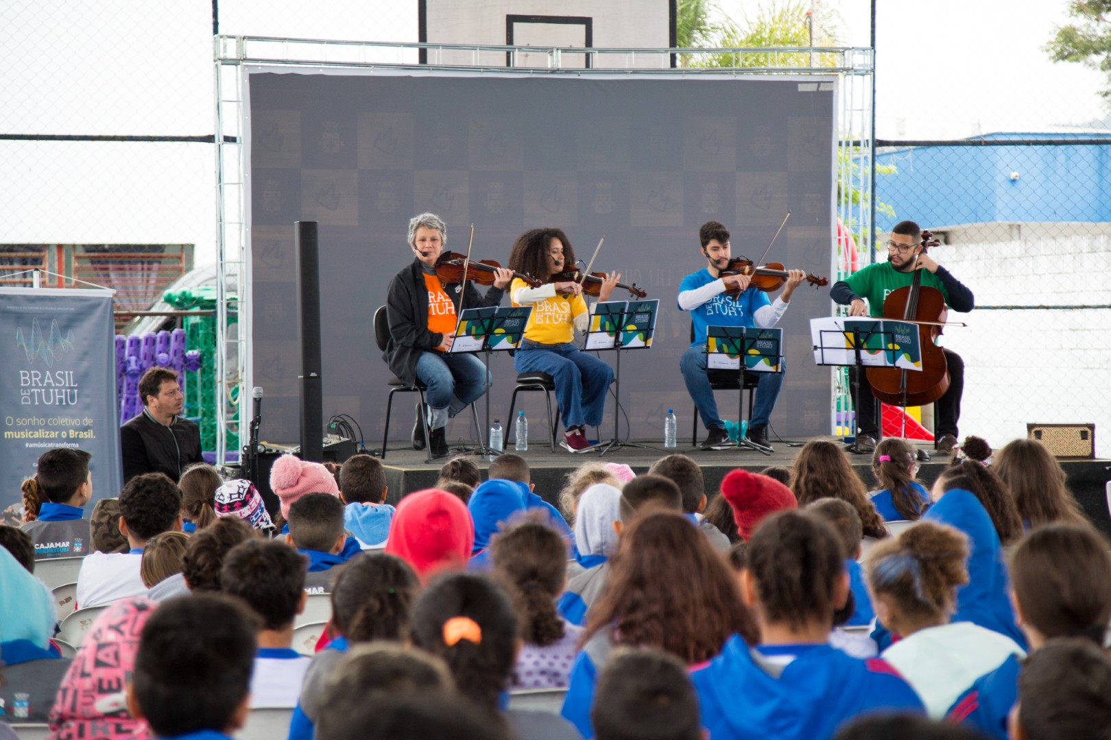 Brasil de Tuhu leva concertos de música clássica a escolas públicas de Macaé