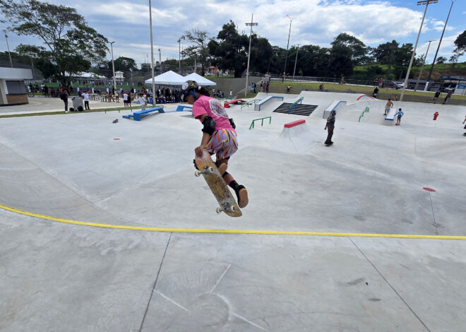 Macaé ganha pista profissional de skate com estrutura para receber competições nacionais e internacionais